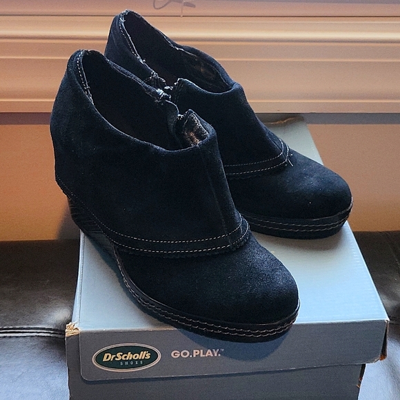 Dr. Scholl's Shoes - Dr. Scholl's Balance black suede women's shoes